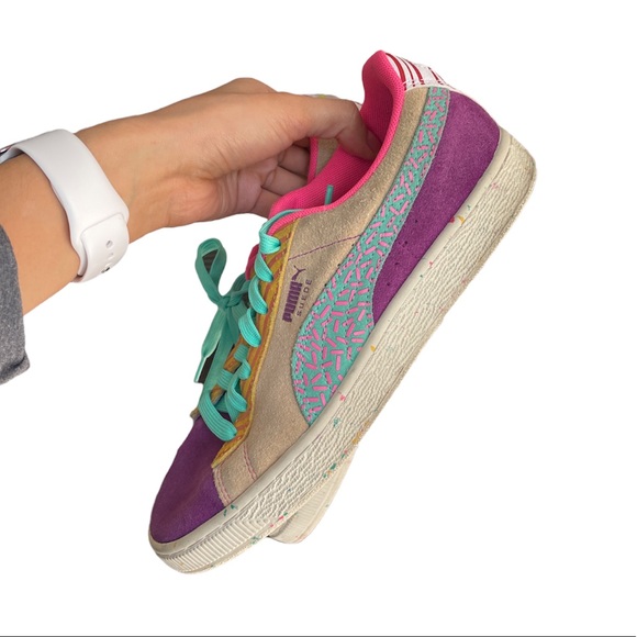 Abstract Puma suede sneakers - Picture 1 of 5